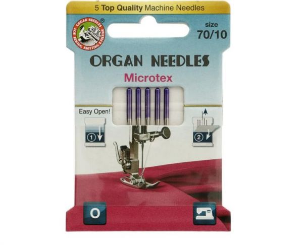 Maschinennadeln Organ Stärke 70 Microtex